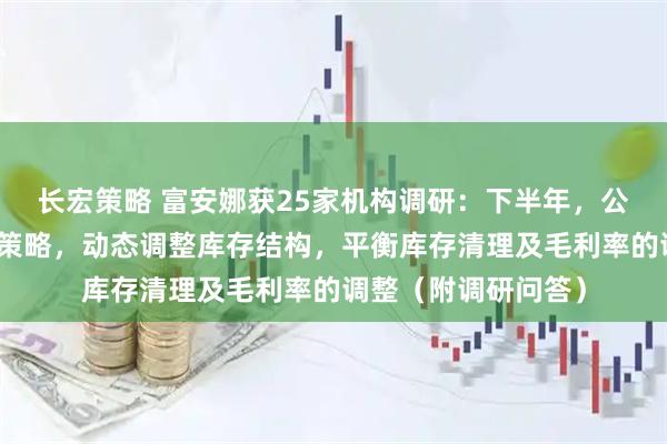 长宏策略 富安娜获25家机构调研：下半年，公司将积极调整营销策略，动态调整库存结构，平衡库存清理及毛利率的调整（附调研问答）